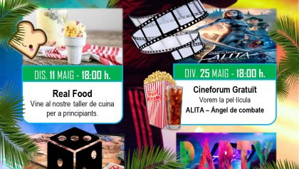 Activitats Sala Jove: maig i juny