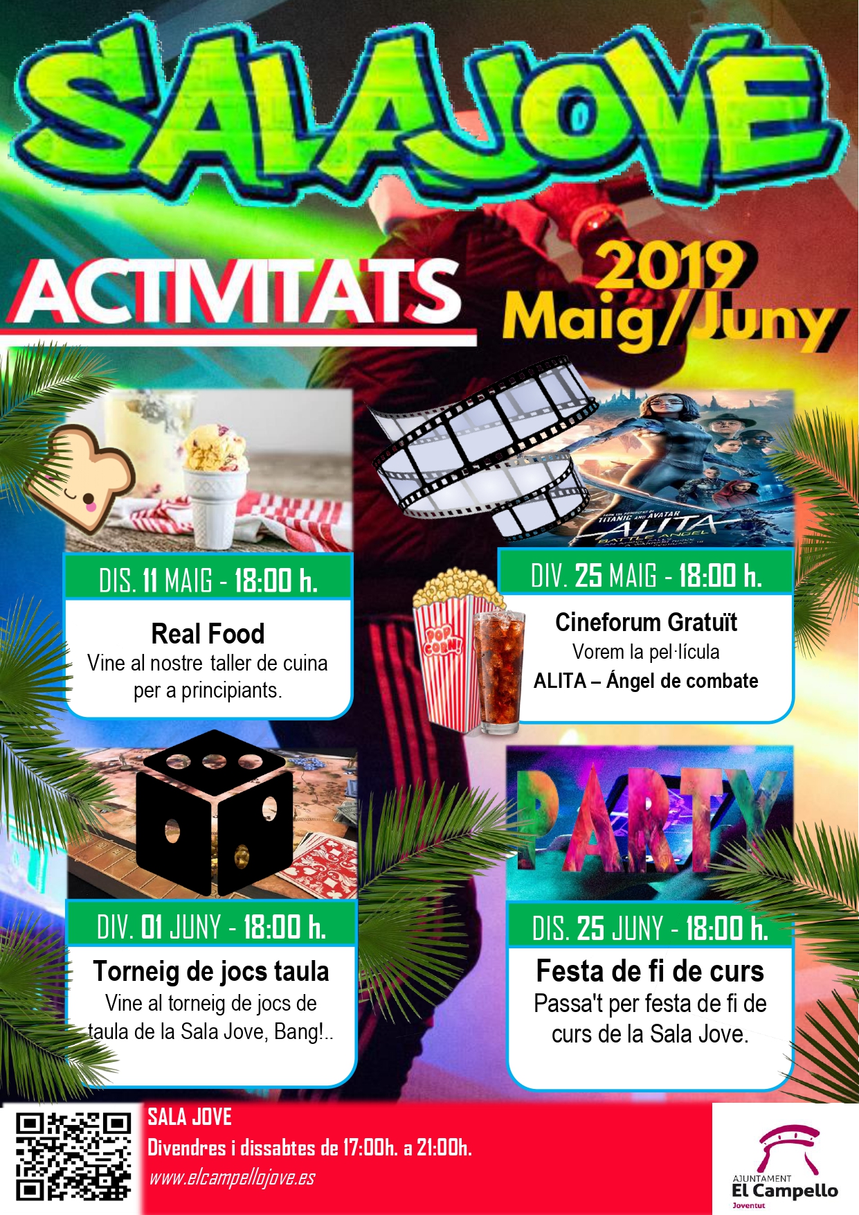 Activitats Sala Jove: maig i juny