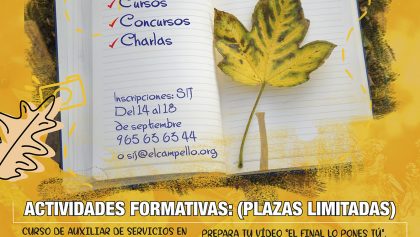 CURSOS JUVENTUD- Admitidos curso auxiliar de aeropuerto.