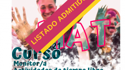 Admitidos/as Curso Monitor Actividades de Tiempo Libre (MAT)