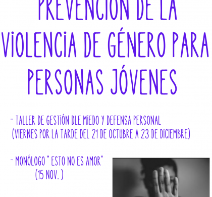 Actividades Prevención de la Violencia de Género.