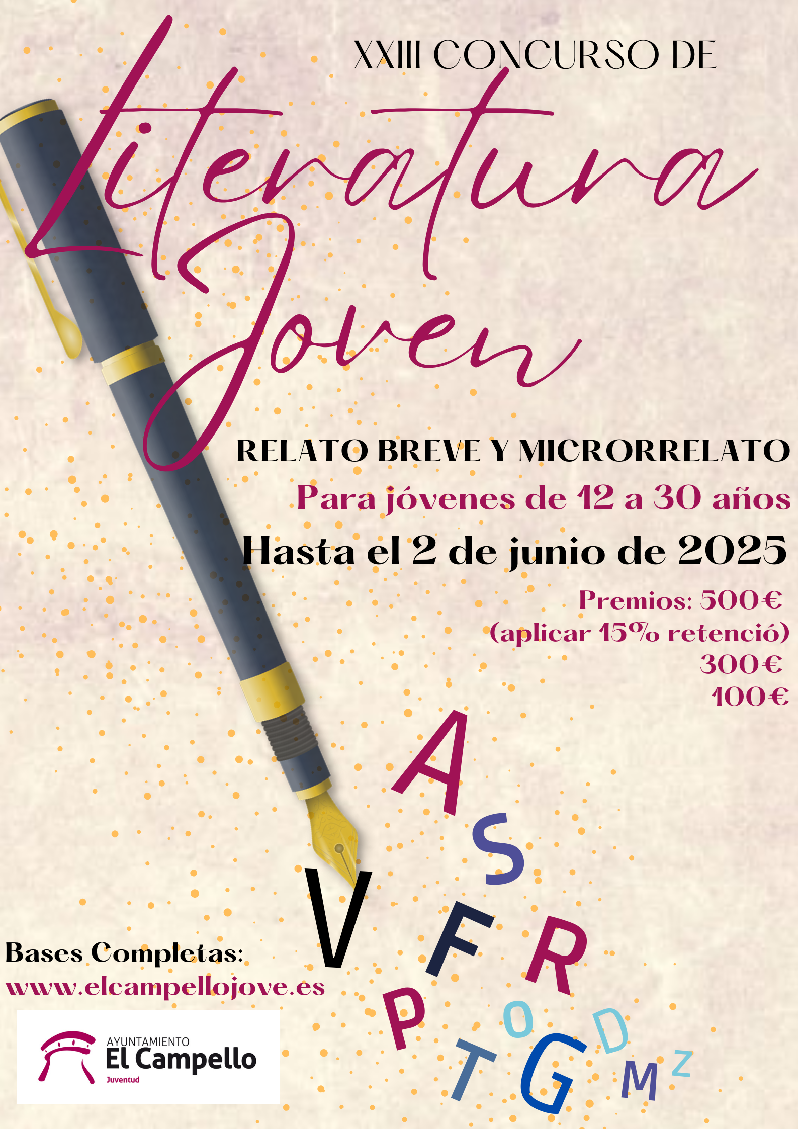 XXIII Concurso de Literatura Joven