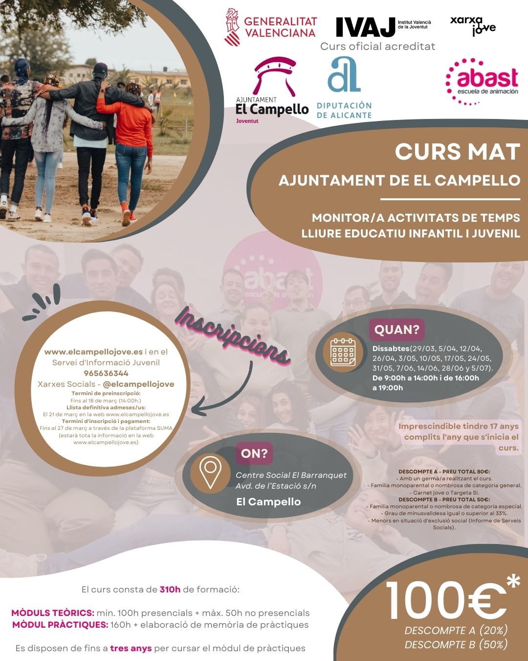 CURSO MAT (Monitor/a de actividades de ocio y tiempo libre) 2025