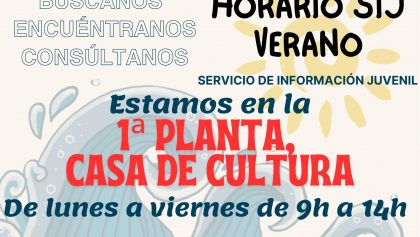 🏖 ¡Nuevo horario de verano del SIJ! ☀