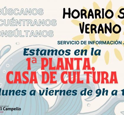 🏖 ¡Nuevo horario de verano del SIJ! ☀