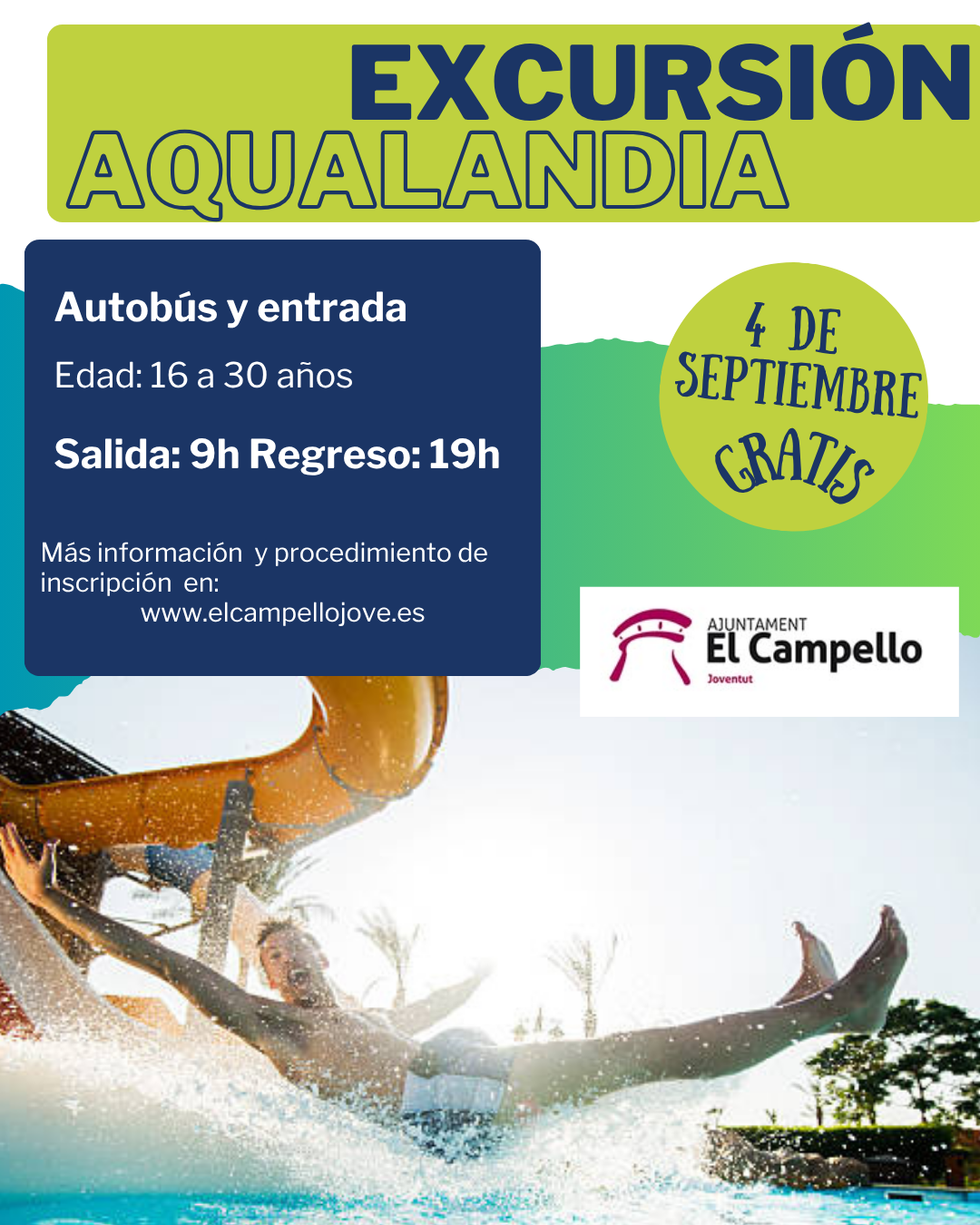 EXCURSIÓN PARQUE ACUÁTICO
