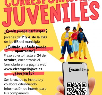📢 ¡Se abren las inscripciones para los Corresponsales Juveniles 2025-26!