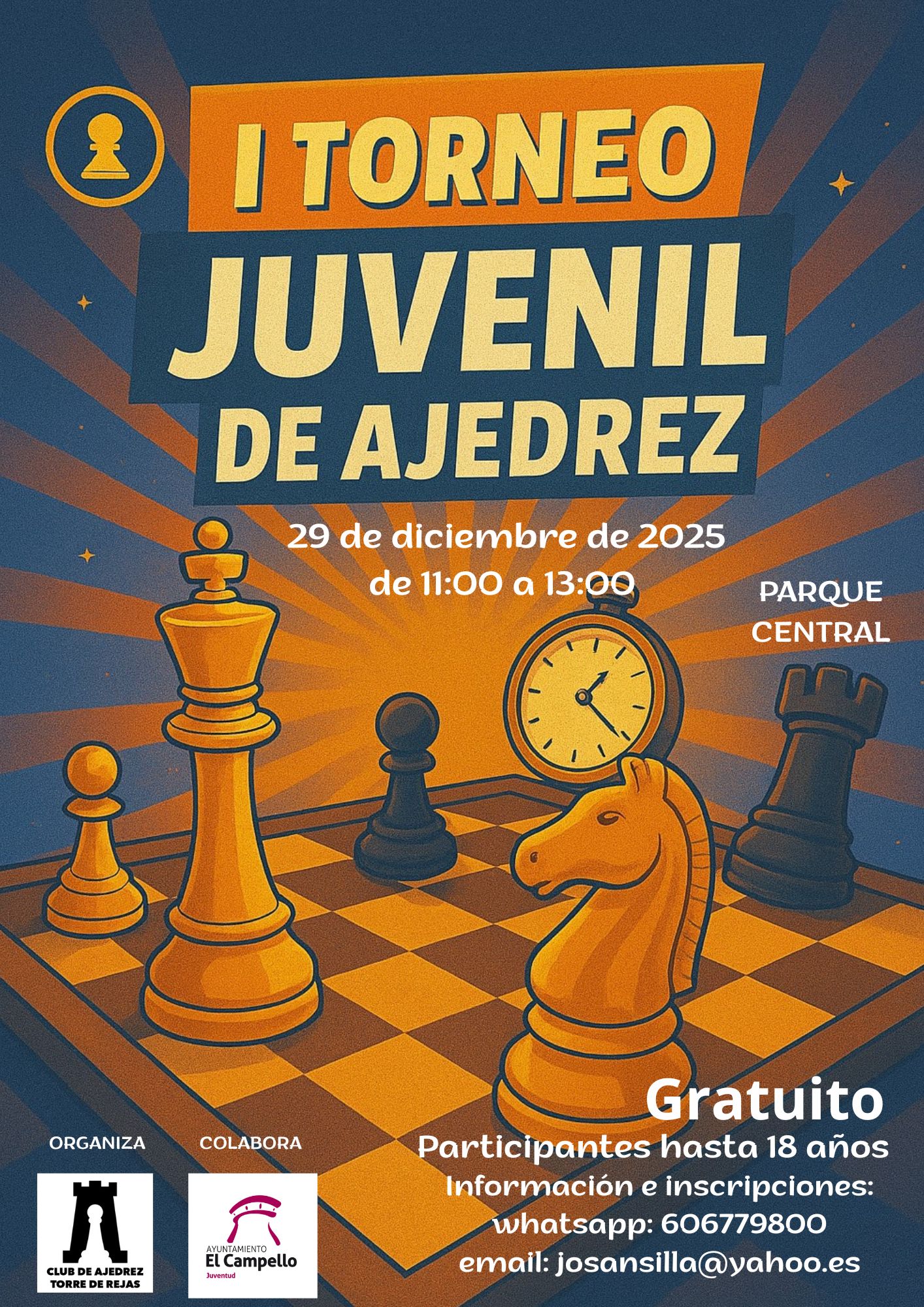 I TORNEO JUVENIL DE AJEDREZ ♟♟