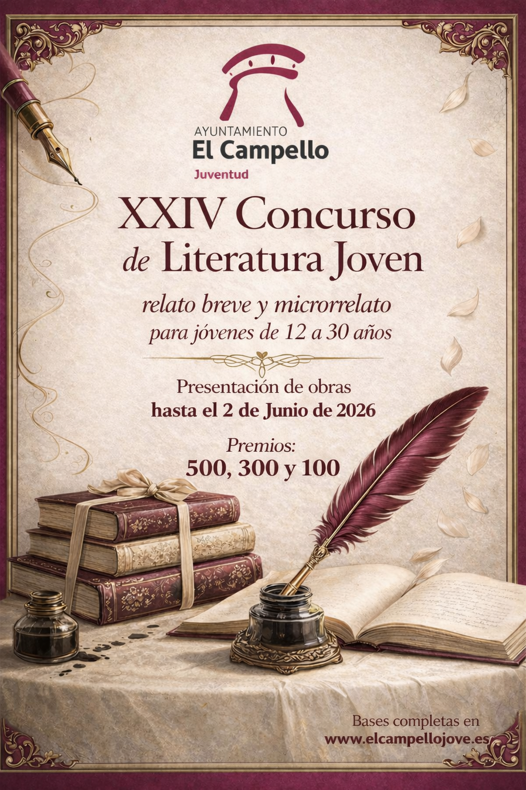 ¡Vuelve el Concurso de Literatura Joven, relato breve y microrrelato!