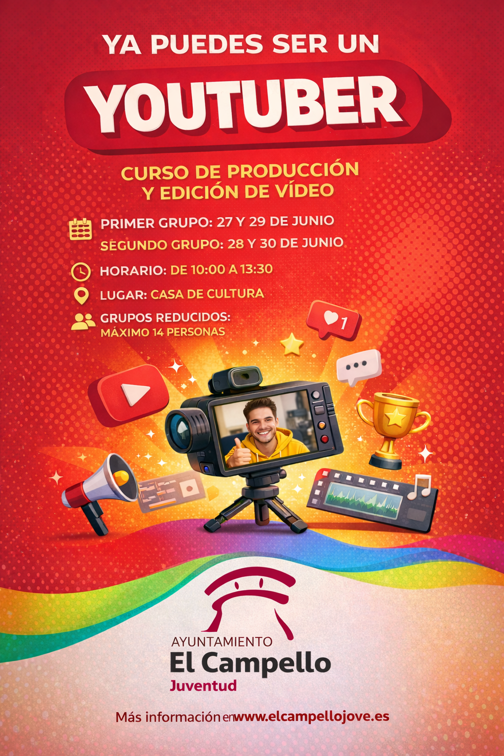 ¡CURSO DE YOUTUBER!