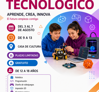 ¡VIVE UN VERANO DE INNOVACIÓN EN NUESTRO CAMPUS TECNOLÓGICO!
