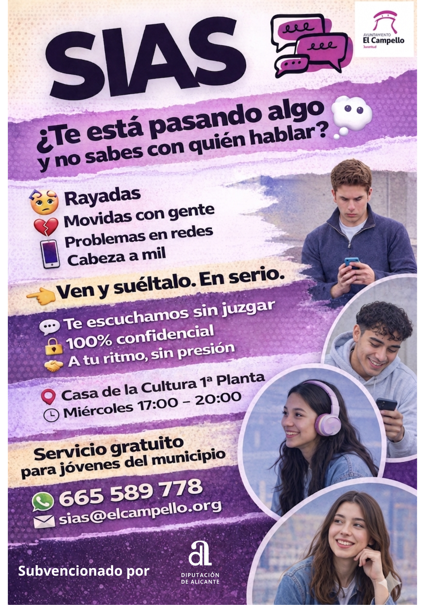 AVISO INFORMATIVO: Servicio de Información y Asesoramiento Psicoafectivo 🗣️⚠️