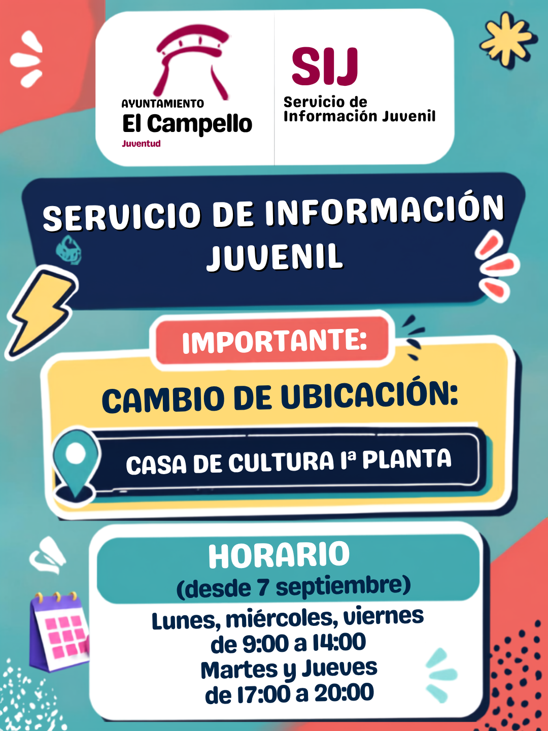 ¡VOLVEMOS A NUESTRO HORARIO HABITUAL! TORNEM AL NOSTRE HORARI HABTUAL!